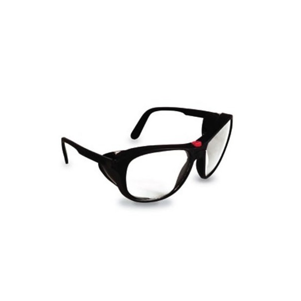 OCCHIALE GLASS LENTI INCOLORE MONTATURA NERA
