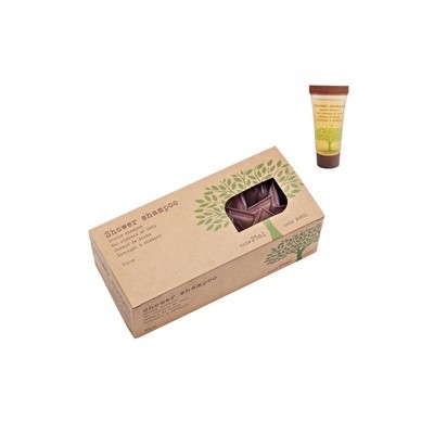 Confezione da 50 tubetti doccia shampoo 25ml Linea Cortesia Natura