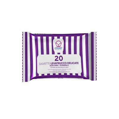 Busta da 20 salviette struccanti delicate Cotonet