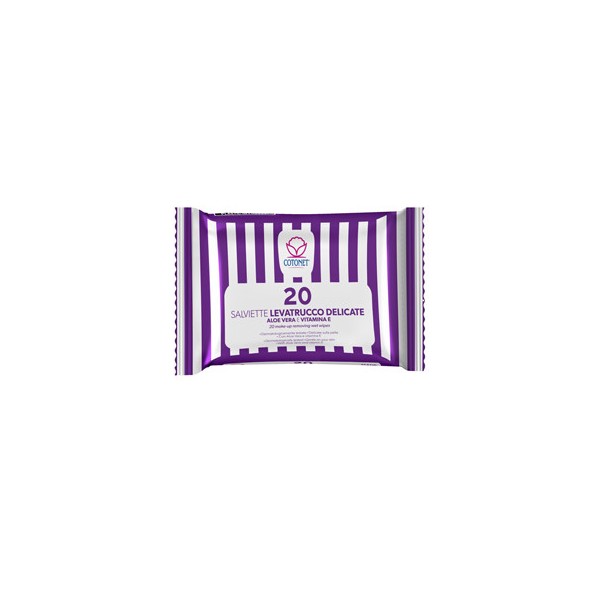 Busta da 20 salviette struccanti delicate Cotonet