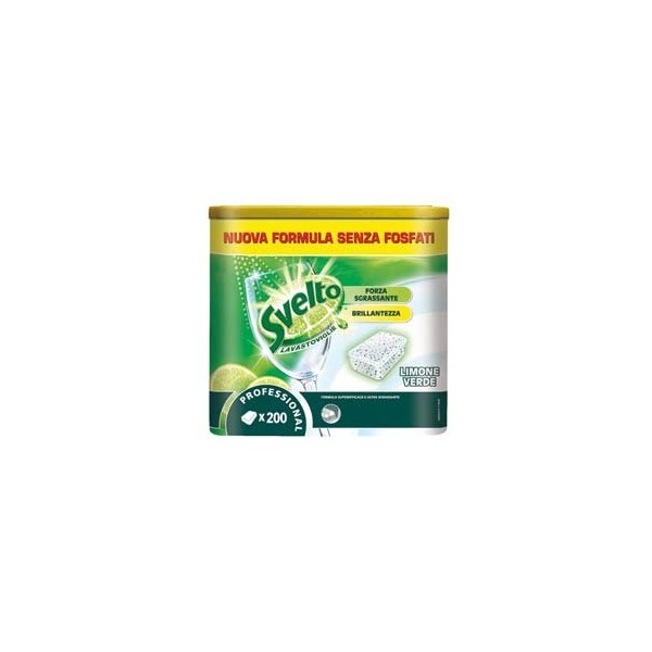 FUSTINO 200 TABS PER LAVASTOVIGLIE SVELTO TABLES