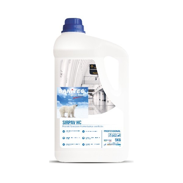 DETERGENTE SUPER SGRASSANTE PAVIMENTI 5KG SIRPAV