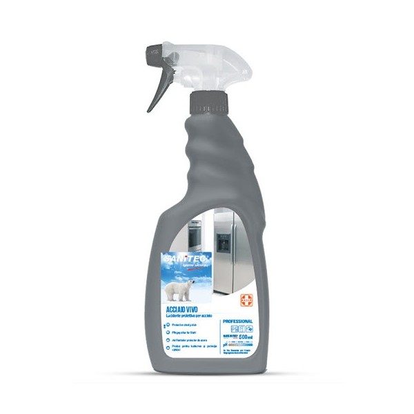DETERGENTE LUCIDANTE ACCIAIO VIVO 500ML SANITEC