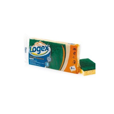 BLISTER 3 SPUGNE BIUSO LOGEX