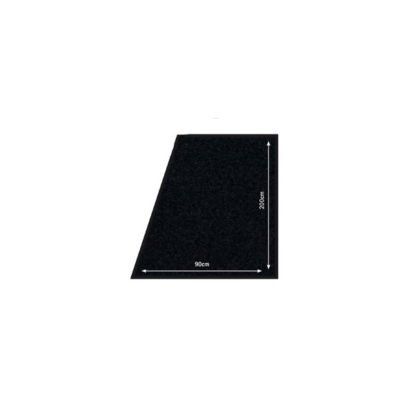 TAPPETO da PASSERELLA 90x200cm NERO ANTISCIVOLO Securit
