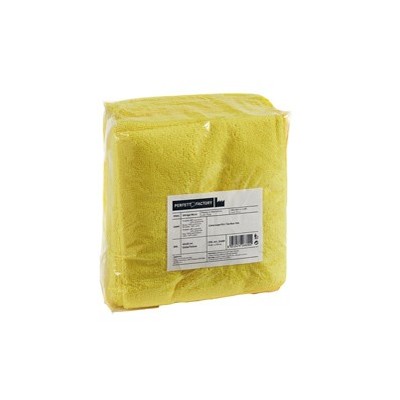 Pack 10 Panni microfibra 40x40cm giallo Ultrega PERFETTO