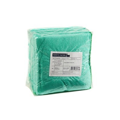Pack 10 Panni microfibra 40x40cm verde Ultrega PERFETTO