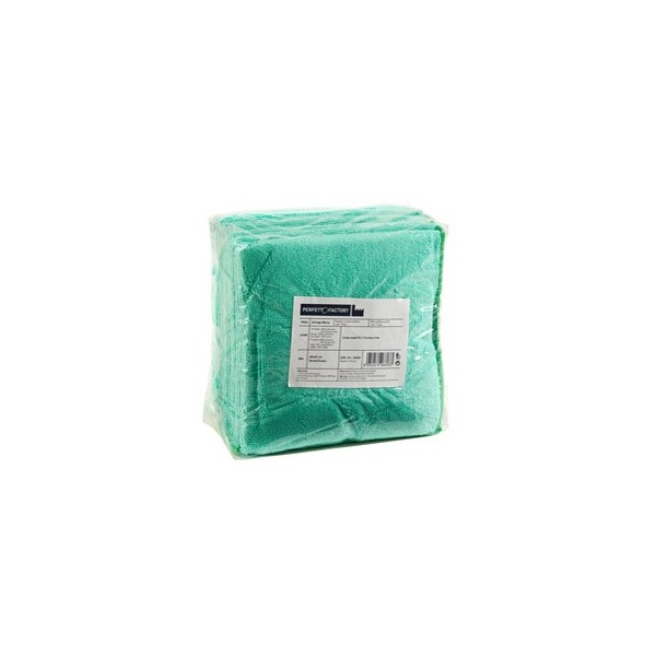 Pack 10 Panni microfibra 40x40cm verde Ultrega PERFETTO