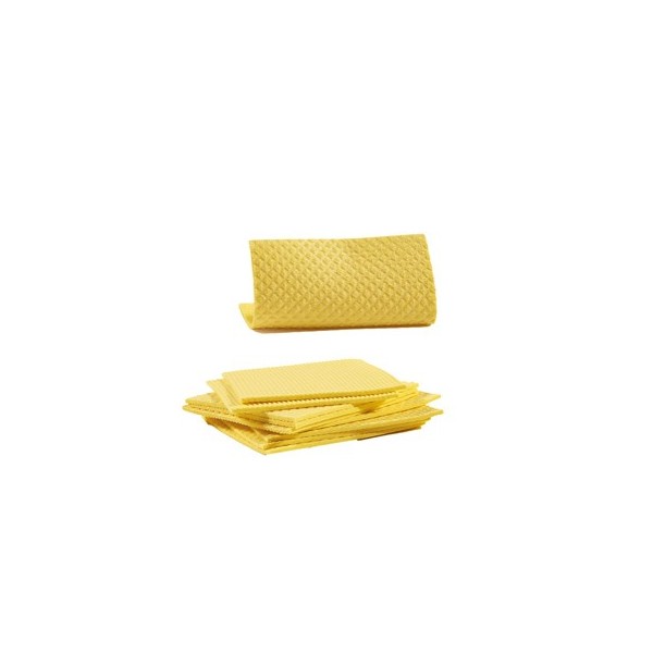 Pack 10 Pannospugna Aquos giallo PERFETTO