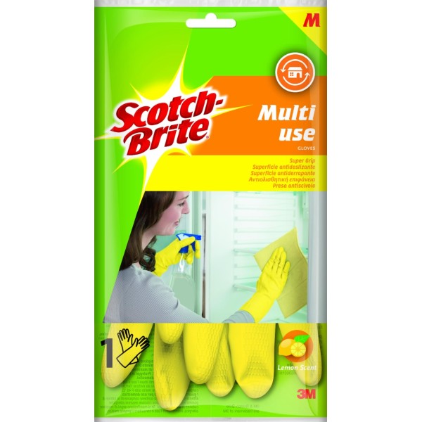 GUANTI MULTIUSO GIALLI   MEDIUM ANTISCIVOLO