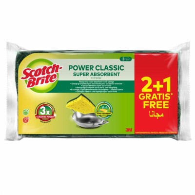 CF.3 SPUGNE FIBRA VERDE  VEGETALE
