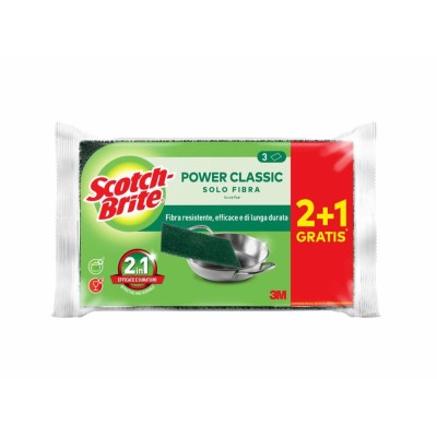 CF.3 SPUGNE SCOTCH-BRITE POWER SOLO FIBRA