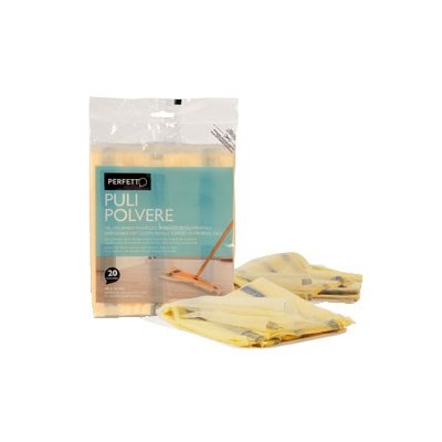 20 RETINE PULIPOLVERE 45x22cm Gialle PERFETTO