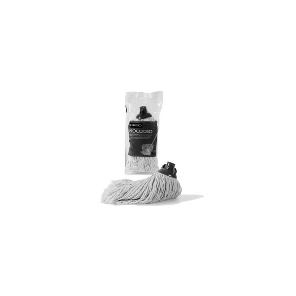 MOP in COTONE 240gr Bianco Moccioso Perfetto