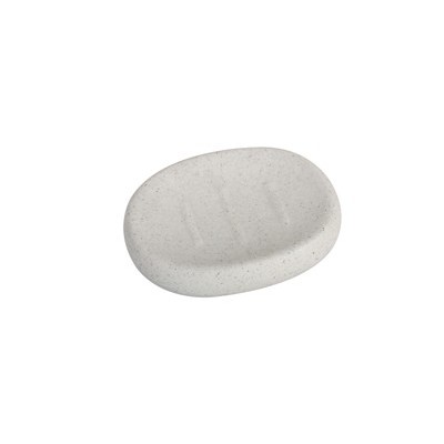 Portasapone bianco linea Stone
