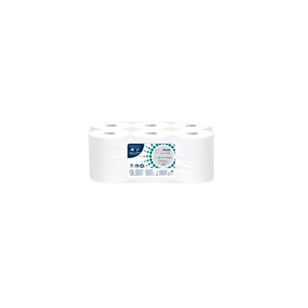ASCIUGAMANI in rotolo Autocut Microgoffrato 2veli 18,5cm DissolveTech - Conf da 6 pz.