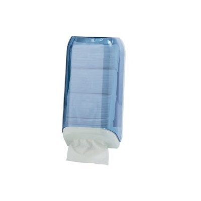 DISPENSER CARTA IGIENICA IN FOGLI TRASPARENTE/BIANCO MAR PLAST