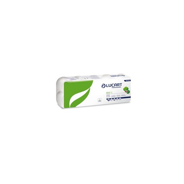 Pacco 10 rotoli Carta Igienica 200 strappi Eco Lucart