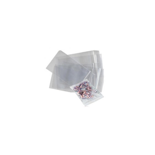 100 SACCHETTI ZIP 7X10cm PLASTICA 45mic.
