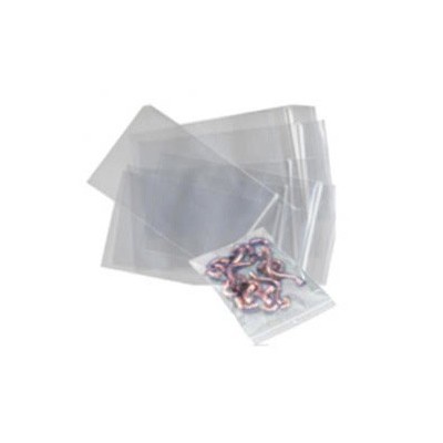 100 SACCHETTI ZIP 4X6cm PLASTICA 45mic.