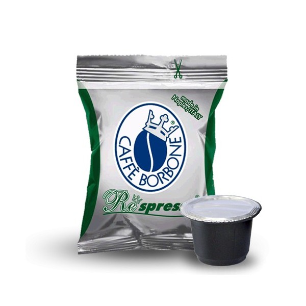 100 CAPSULE CAFFE BORBONE COMPAT. NESPRESSO DEK.