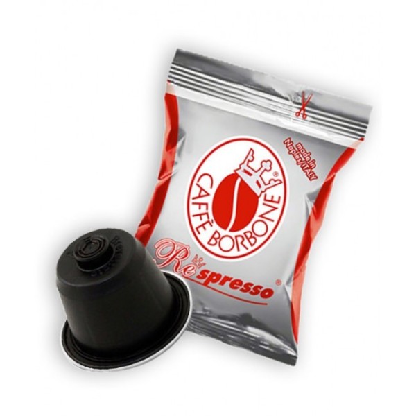 100 CAPSULE CAFFE BORBONE (NESPRESSO) ROSSA