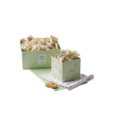 Scatola 200 biscotti al burro assortiti Loison