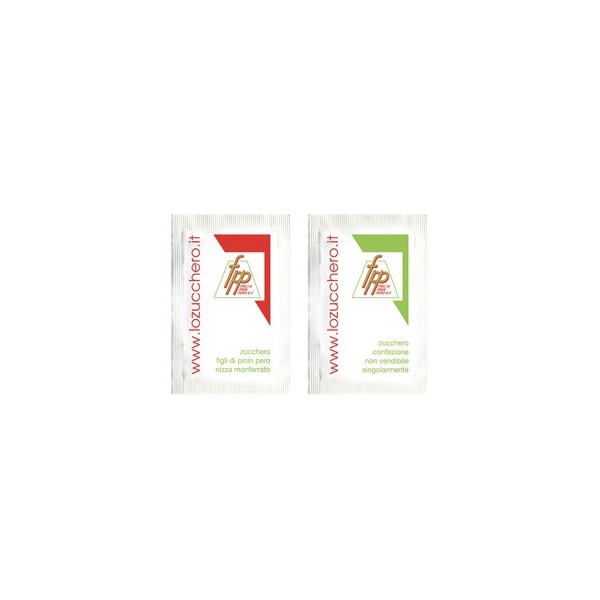 1Kg di zucchero semolato in bustine monoporzione da 5gr cad - 200 bustine FPP