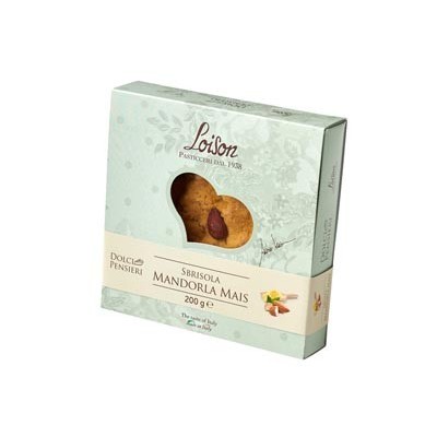 Torta Sbrisola Classica Mandorla e Mais 200gr - Loison