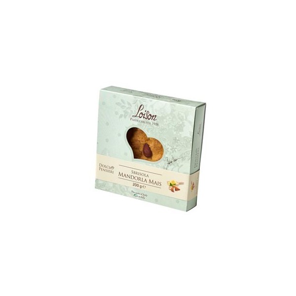 Torta Sbrisola Classica Mandorla e Mais 200gr - Loison