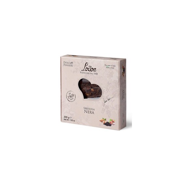 Torta Sbrisola nera 200gr - Loison