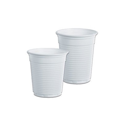 100 BICCHIERI 80CC BIANCO MONOUSO DA CAFFE DOPLA