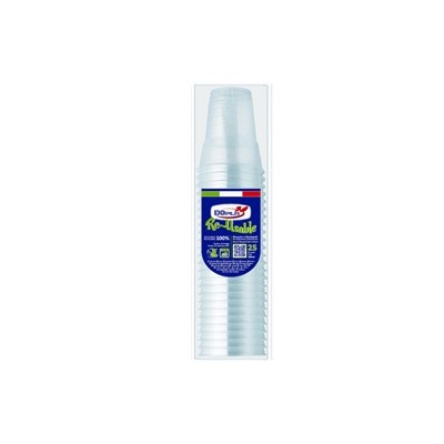 25 Bicchieri 300ml DIAMANT PS reuse DOPLA