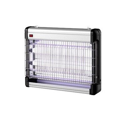 Zanza Zap 16W anti-zanzara a fulminazione grigio metallizzato CFG