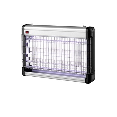 Zanza Zap 20W anti-zanzara a fulminazione grigio metallizzato CFG