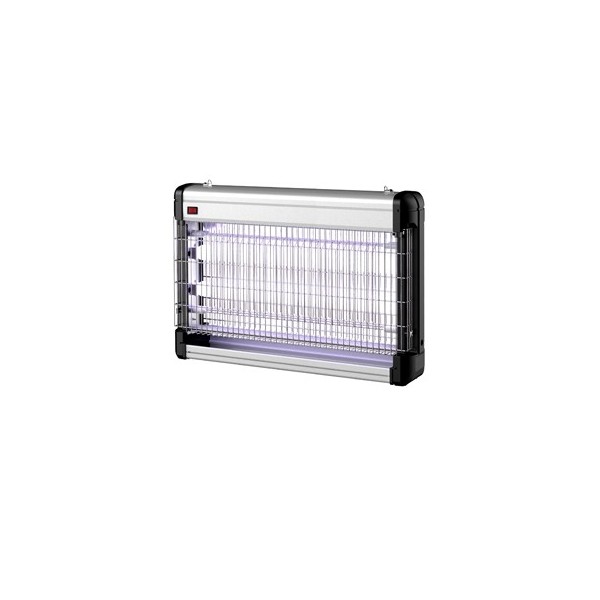 Zanza Zap 20W anti-zanzara a fulminazione grigio metallizzato CFG