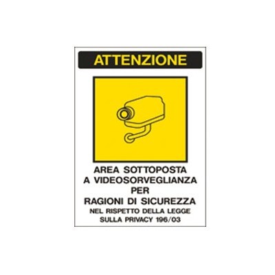CARTELLO ALLUMINIO 20x30cm