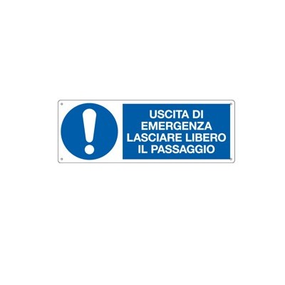 CARTELLO ALLUMINIO 35x12,5cm