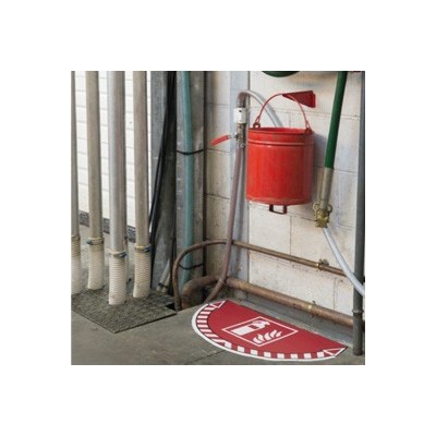 ADESIVO SEGNALATORE da TERRA  70x35cm Take Care Cep