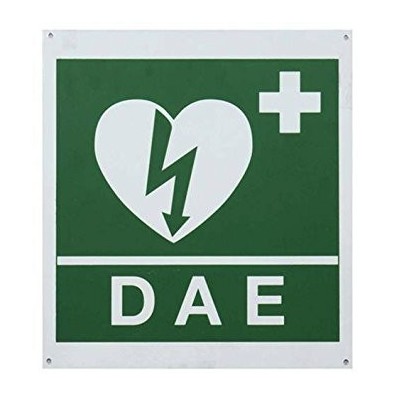 CARTELLI DAE PER DEFIBRILLATORI FRONTALE