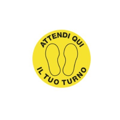 Bollo adesivo da terra in PVC