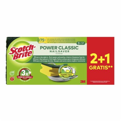 CF.3 SPUGNE SCOTCH-BRITE POWER SALVA UNGHIE