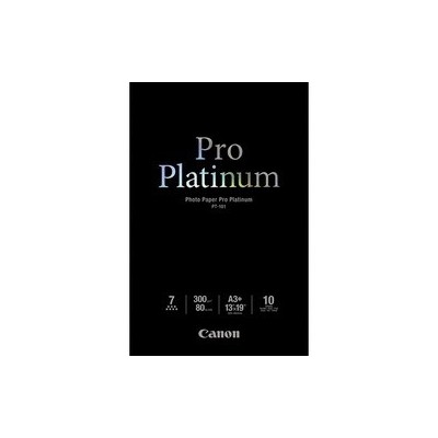 SCATOLA 10FOGLI PT-101-A3+ PHOTO PAPER PRO PLATINUM. CARTA LUCIDA FOT. 300GR