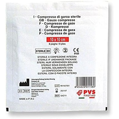 77813 COMPRESSA GARZA    STERILE 8 STRATI 10X10