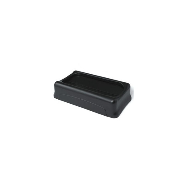 COPERCHIO SLIM JIM NERO C/ANTINE OSCILLANTI RUBBERMAID