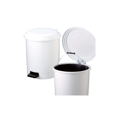 PATTUMIERA A PEDALE RUF IN PPL BIANCO 20Lt