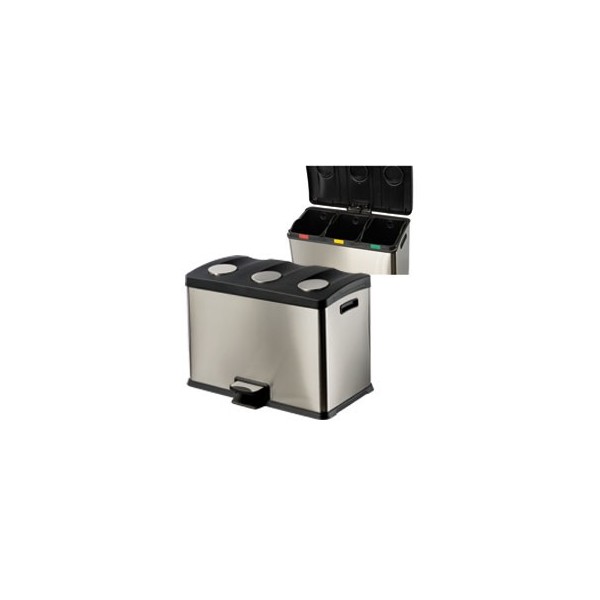 PATTUMIERA A PEDALE MULTIFLUX 3x12Lt