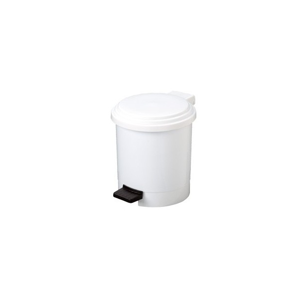 PATTUMIERA A PEDALE RUF IN PPL BIANCO 6Lt