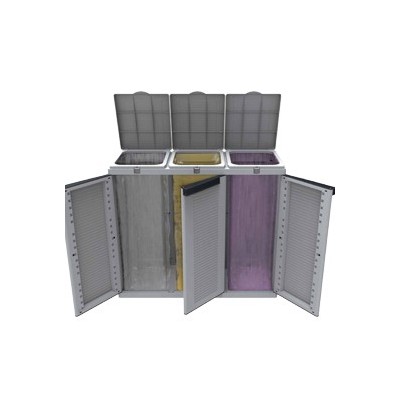 CONTENITORE EcoCab3 3x110LT PER RACCOLTA DIFFERENZIATA