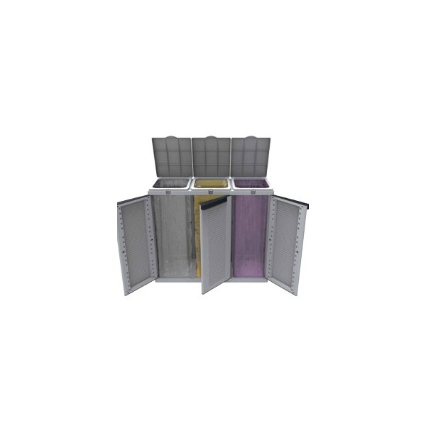 CONTENITORE EcoCab3 3x110LT PER RACCOLTA DIFFERENZIATA